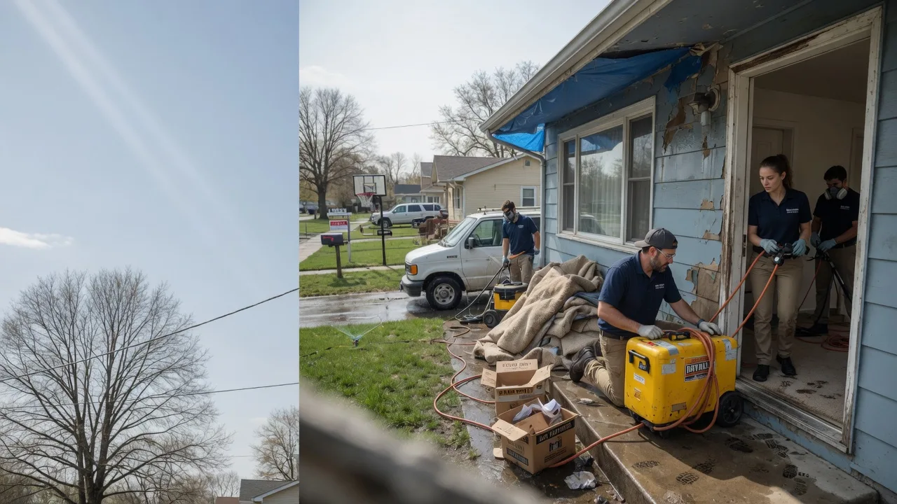 Basement Flood Cleanup in Prairie Du Sac, WI near me